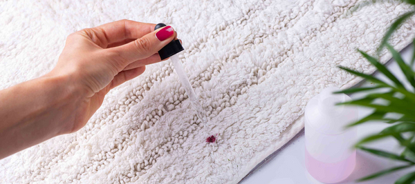 remove nail polish from bed sheets