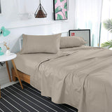 Taupe Solid Flat Sheet