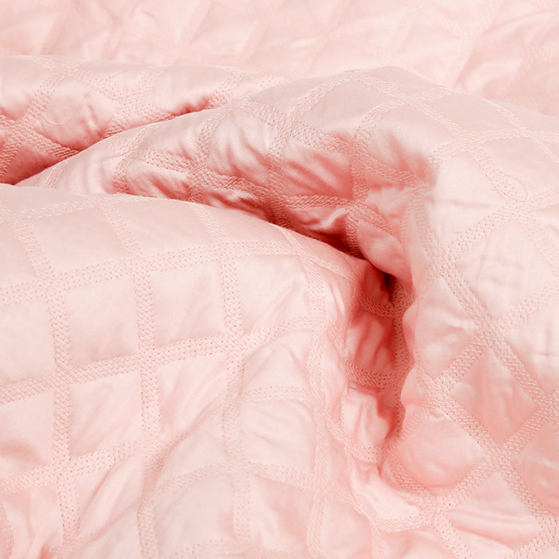 Blossom Pink Square Coverlet