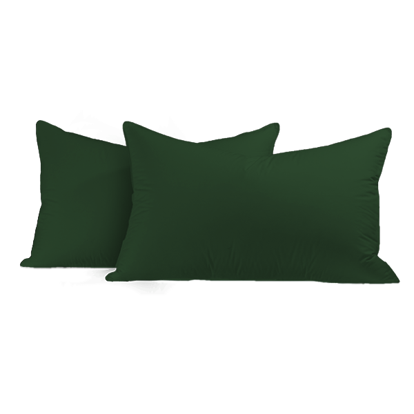 Bottle Green Solid Pillowcases