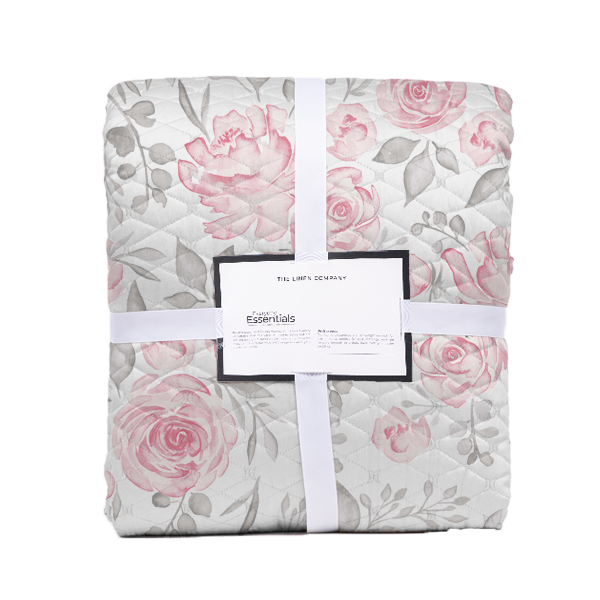 Pink Rose Coverlet