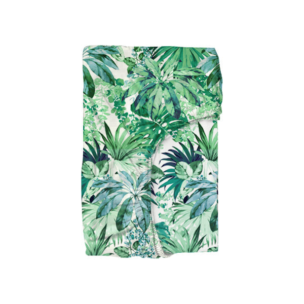 Summer Palm Fitted Sheet