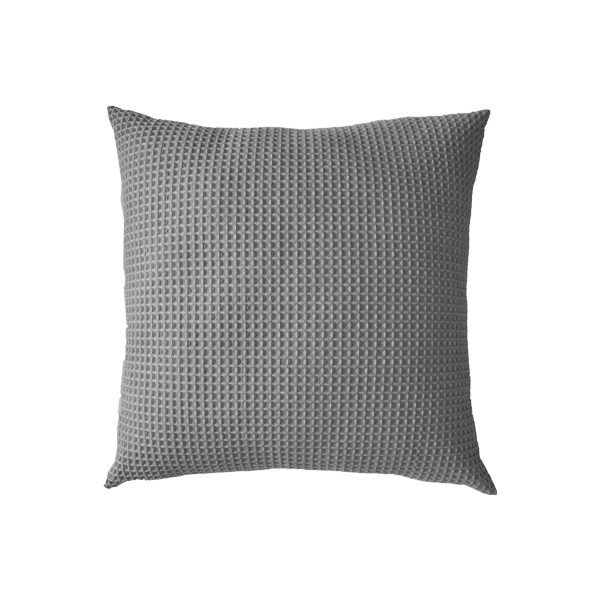 Grey Waffle Cushion Cover